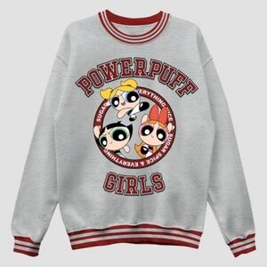 Powerpuff Girls Gray Sweatshirt